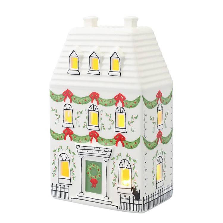 Домик с подсветкой olgod из коллекции new year essential, 19см (79420)