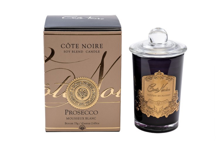 Свеча ароматическая Prosecco в стакане в упаковке 75 гр. (TT-00007405)