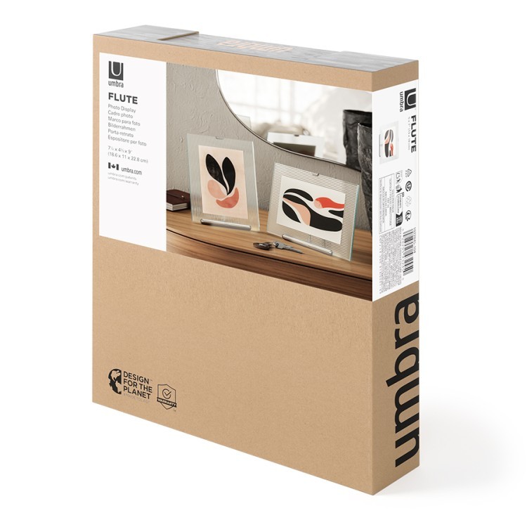 Фоторамка flute, 20х23 см, хром (79973)