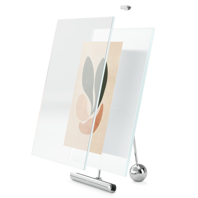 Фоторамка flute, 20х23 см, хром (79973)