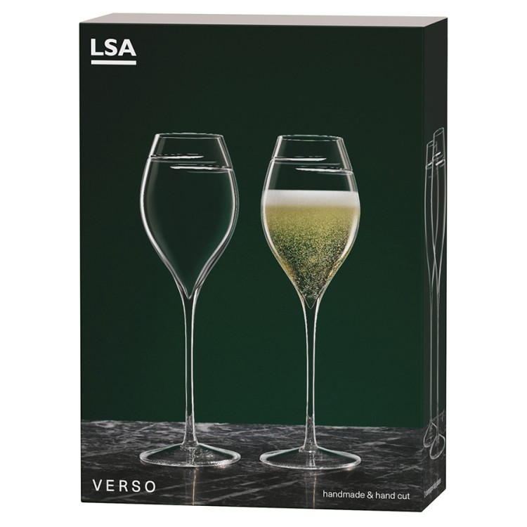 Набор бокалов для шампанского signature, verso, 370 мл, 2 шт. (70268)