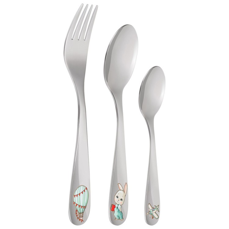 Набор детских столовых приборов lefard "мой зайчик" 3 пр. Lefard (1000-032)