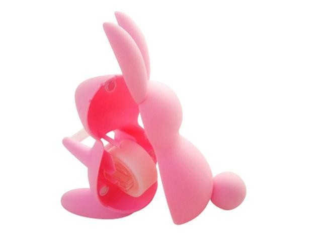 Диспенсер для скотча bunny, розовый (38225)