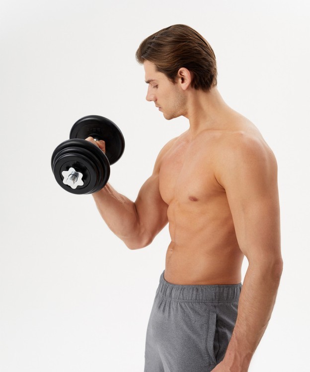 Гантель разборная обрезиненная в коробке Starfit DB-716, 20 кг (2107586) Гантель разборная обрезиненная в коробке Starfit DB-716, 20 кг (2107586)