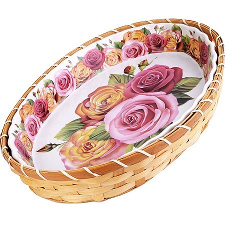 Форма для запекания 2,1л 33х5см РОЗЫ МВ (24799)