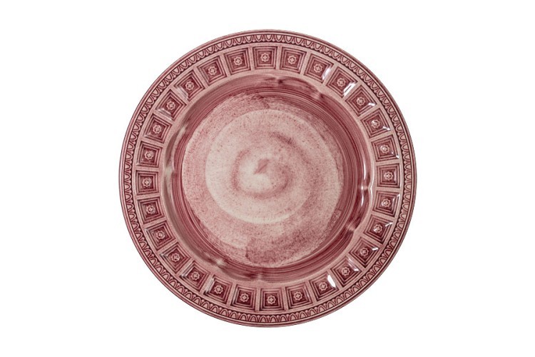 Тарелка закусочная Augusta розовая, 22 см - MC-F566300328D1531 Matceramica