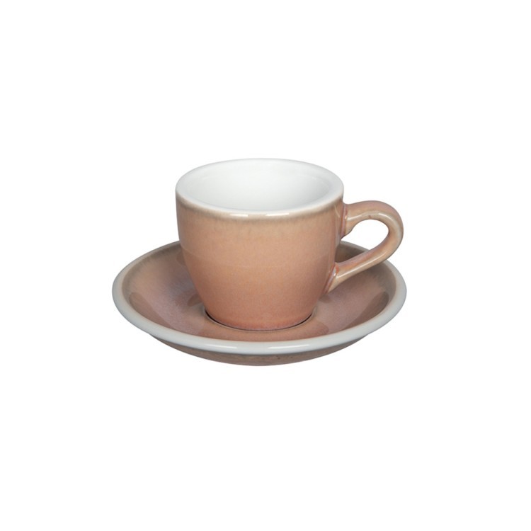 Кофейная пара C088-136BRO/C088-157BRO, фарфор, rose, LOVERAMICS