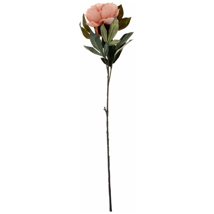 Цветок искусственный "пион" высота=80см, розовый Lefard (283-612)
