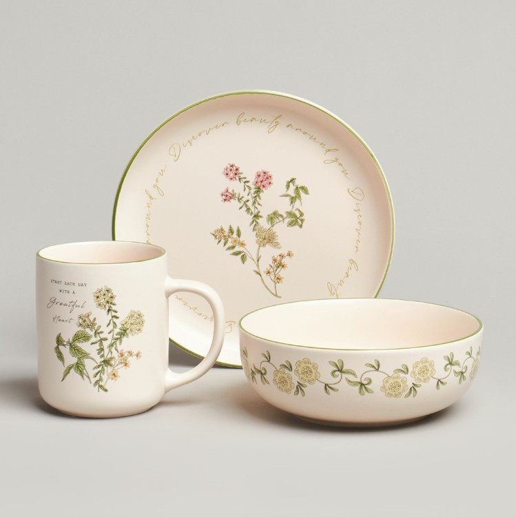 Набор посуды lefard "spring flowers" 3 предмета Lefard (260-1033)