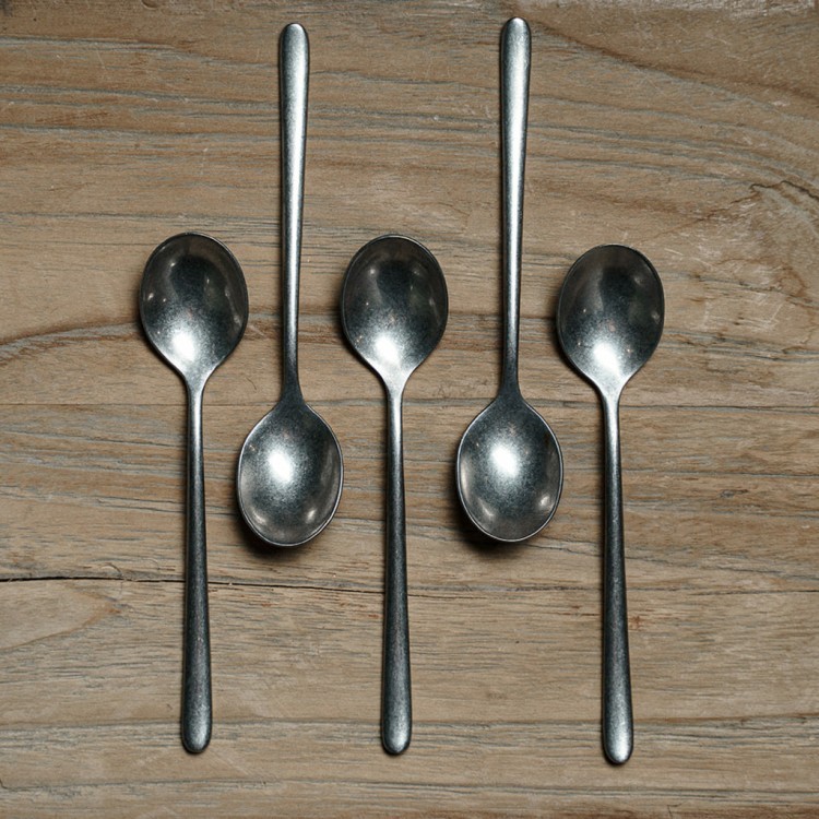 Ложка чайная 29420007, нержавеющая сталь 18/10, PVD, stone washed, PINTINOX Ложка чайная 29420007, нержавеющая сталь 18/10, PVD, stone washed, PINTINOX