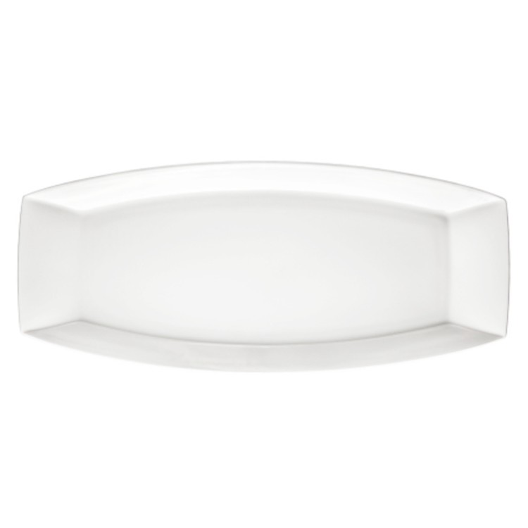 Блюдо прямоугольное, 40 см 50827-5383, костяной фарфор, white, NARUMI