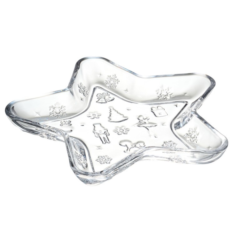 Блюдо сервировочное "щелкунчик" в форме звезды, 21*21*2,5 см Lefard (355-408)