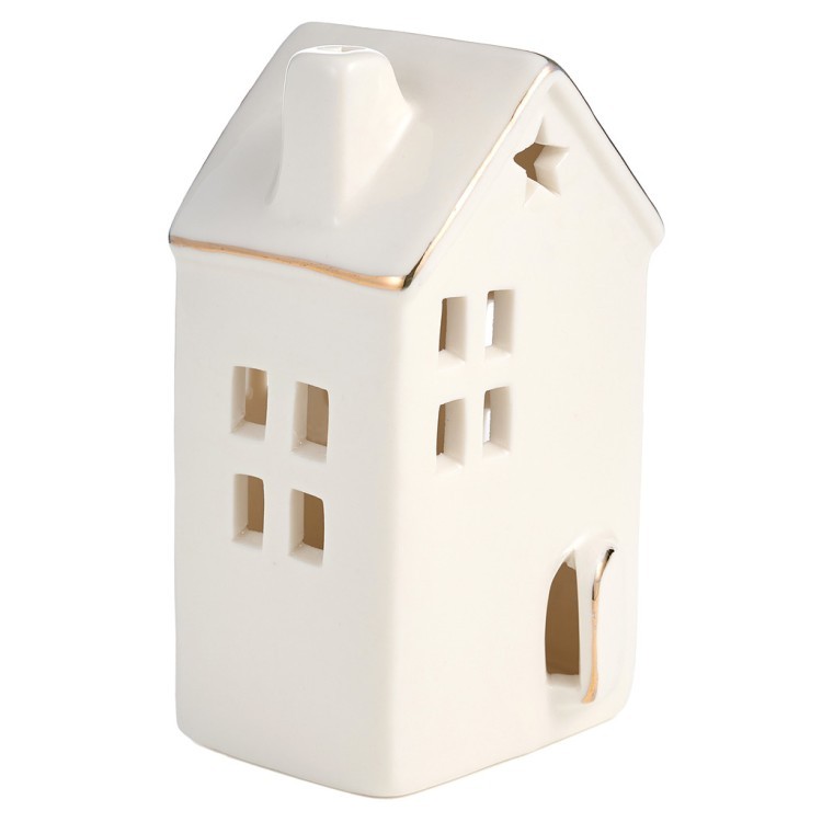 Фигурка "домик" с led-подсветкой 7,3*6,3*12,8 см Lefard (146-2182)
