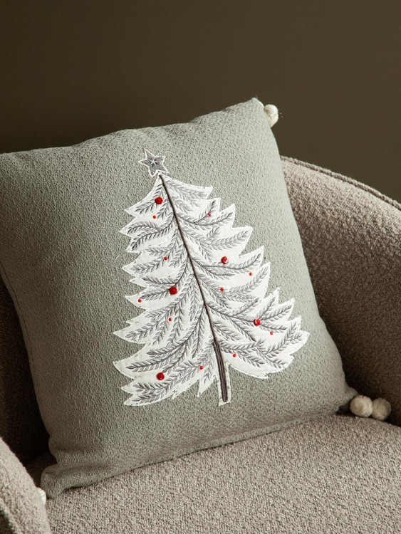 Чехол на подушку magic fir из коллекции new year essential, 45х45 см (79799)