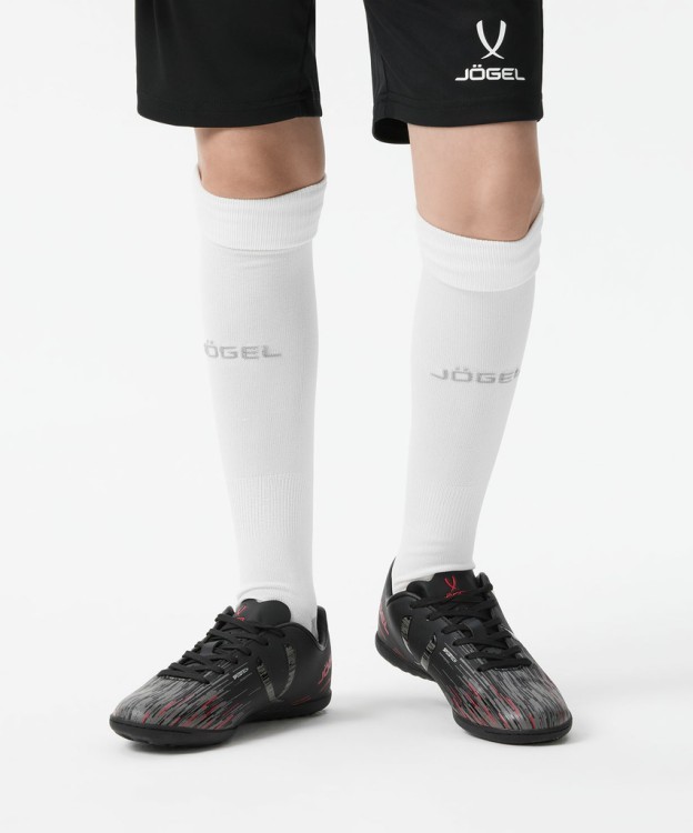 БЕЗ УПАКОВКИ Бутсы многошиповые JÖGEL Rapido TF Black/grey, детский (2134133) БЕЗ УПАКОВКИ Бутсы многошиповые JÖGEL Rapido TF Black/grey, детский (2134133)