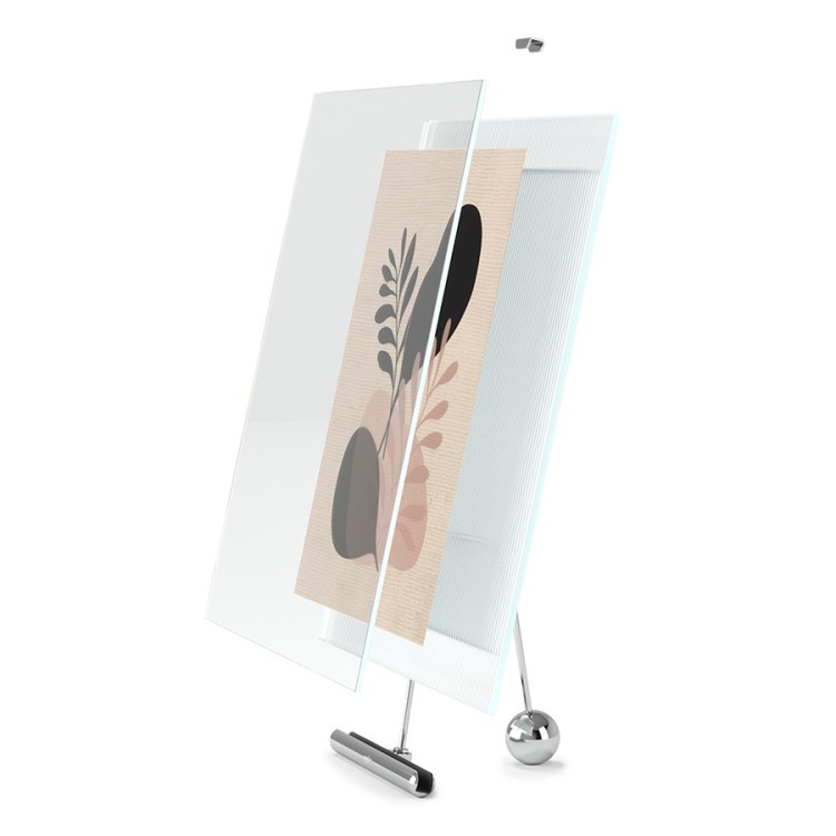 Фоторамка flute, 26х30 см, хром (79974)