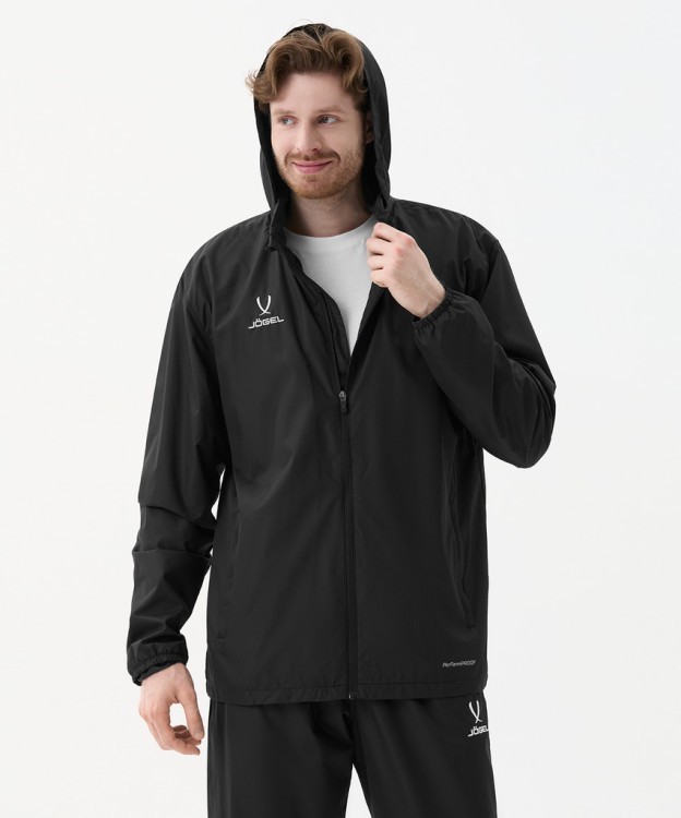 Куртка ветрозащитная JÖGEL DIVISION PerFormPROOF Shower Jacket, черный (1950238) Куртка ветрозащитная JÖGEL DIVISION PerFormPROOF Shower Jacket, черный (1950238)