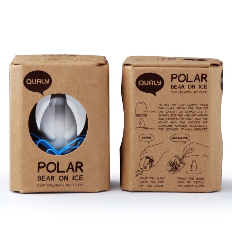 Держатель для скрепок polar bear on ice (38186)