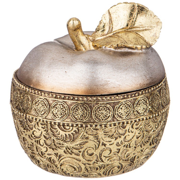 Шкатулка декоративная "яблоко" 10*10*10 см Lefard (146-1762)