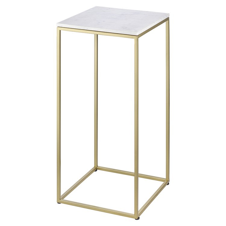 Набор из 2-х столиков mayen gold, белые/золотистые (76903)