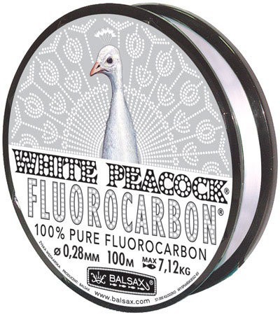 Леска Balsax White Peacock Fluorocarbon Box 100м 0,28 (7,12кг) (58706)