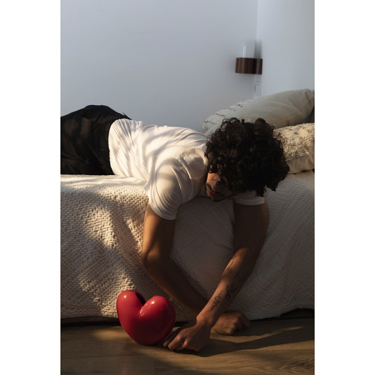 Ваза для цветов love, 15,5 см, красная (77305)