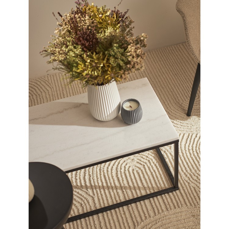 Свеча ароматическая с деревянным фитилём musk, rose & cedarwood из коллекции edge, серый, 60 ч (75690)