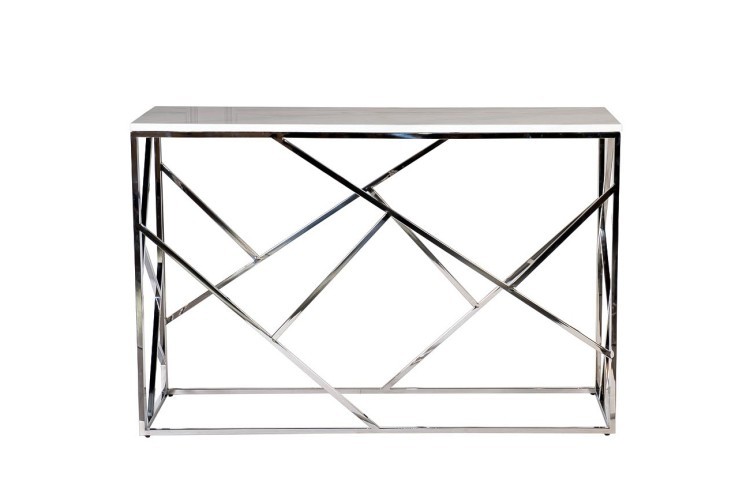Консоль Bianco иск.мрамор/хром 120*40*79см (TT-00004170)