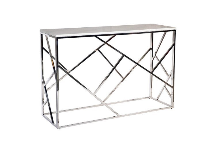 Консоль Bianco иск.мрамор/хром 120*40*79см (TT-00004170)