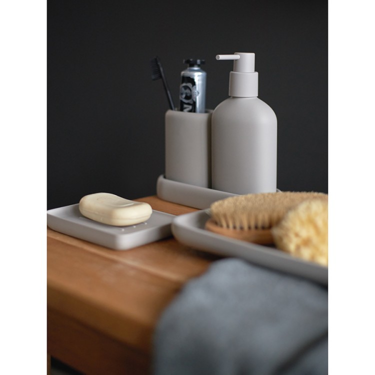 Стакан для зубных щеток slim, светло-серый (78884) Стакан для зубных щеток slim, светло-серый (78884)