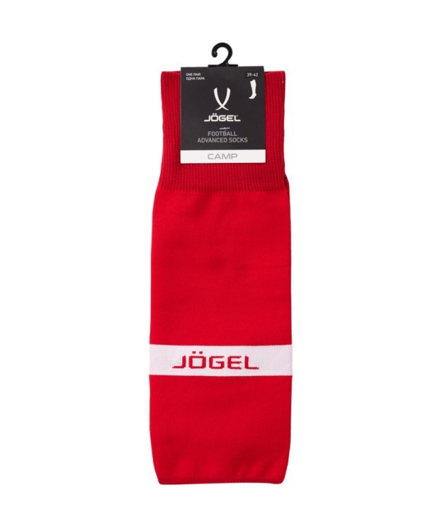 Гетры футбольные JOGEL CAMP ADVANCED SOCKS, красный/белый (2103226)