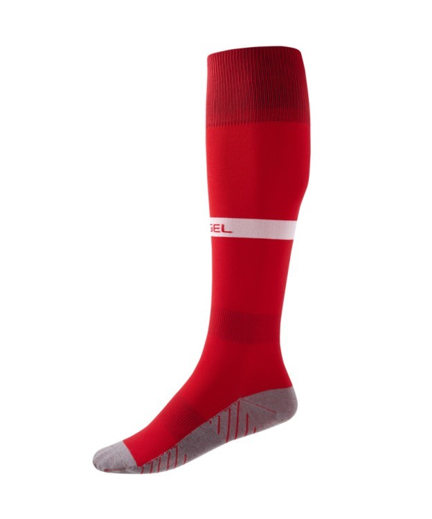 Гетры футбольные JOGEL CAMP ADVANCED SOCKS, красный/белый (2103226)