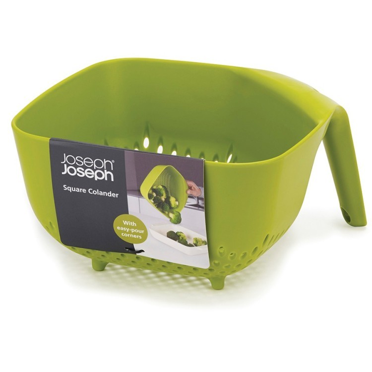 Дуршлаг square ss17, зеленый (58082)