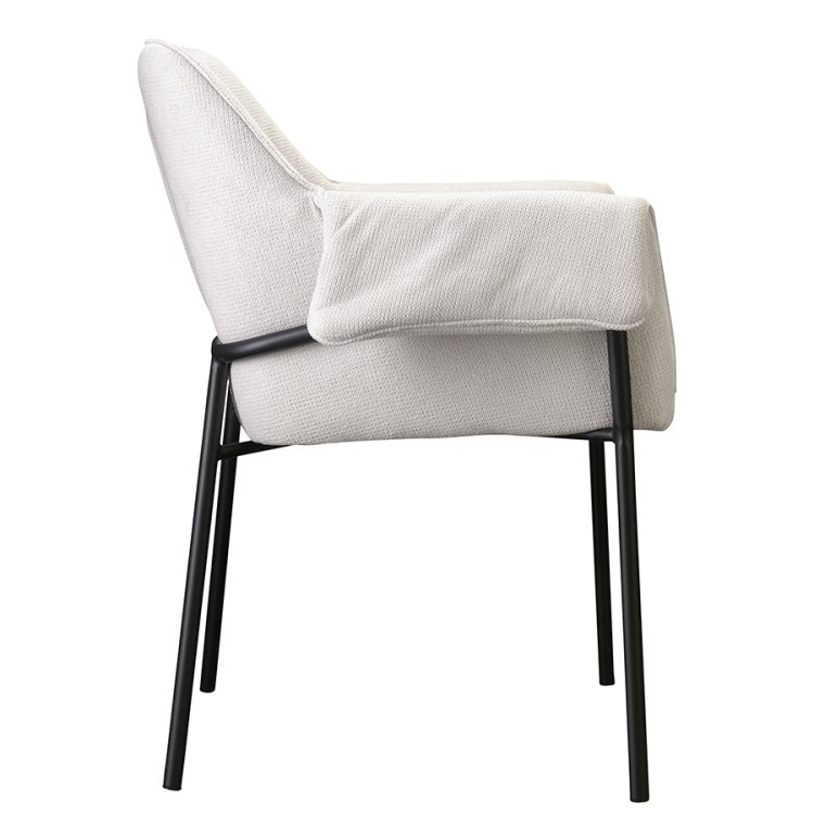 Стул aline, шенилл, молочный (74015)