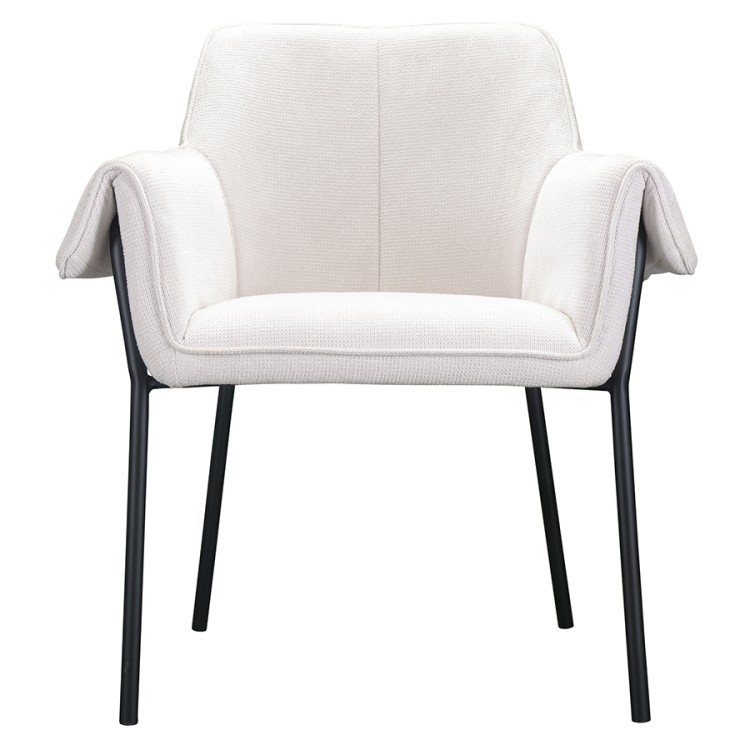 Стул aline, шенилл, молочный (74015)