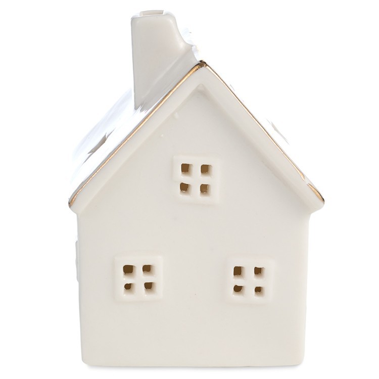 Фигурка "домик" с led-подсветкой 7,8*7,3*10,8 см Lefard (146-2184)