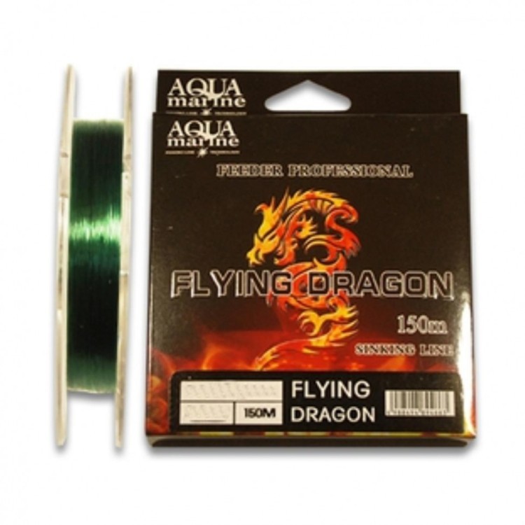 Леска фидерная Flying Dragon 1.2 / 0,181мм 150м (2,95 кг) темно зеленая 8534678 (76029)
