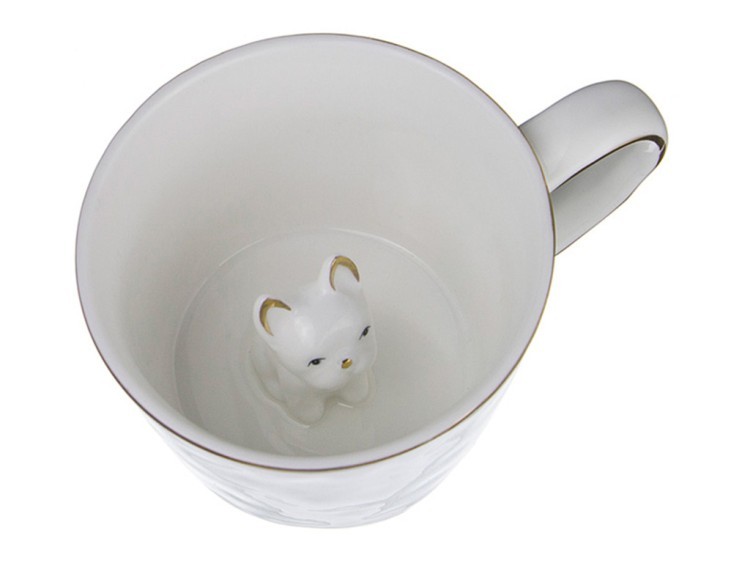 Чашка с собакой внутри диаметр=10 см.высота-7 см. Hangzhou Jinding (149-524) 