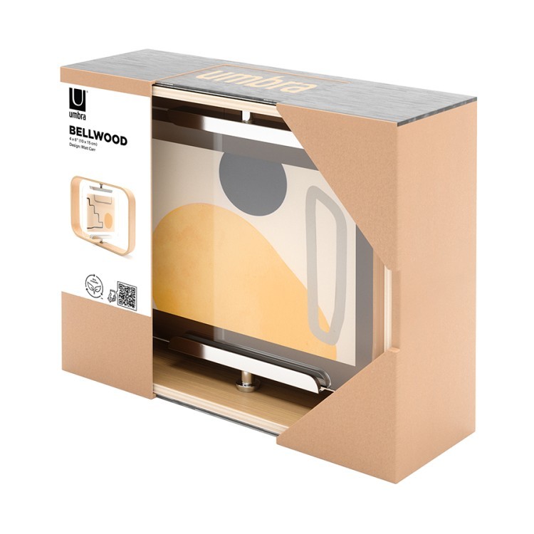 Фоторамка двусторонняя bellwood,16х22 см, натуральное дерево (79975)