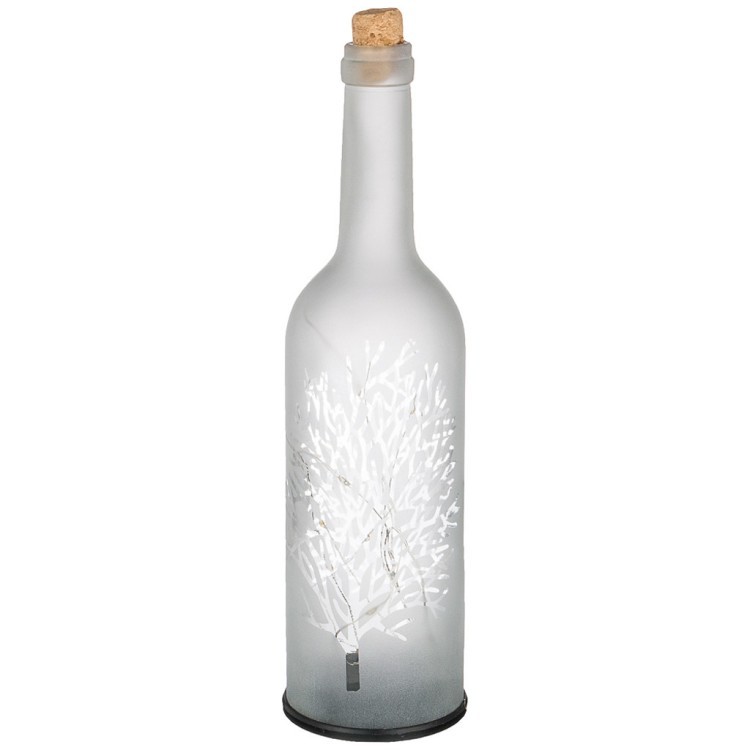Фигурка "декоративная бутылка" с подсветкой диамметр=8 см. высота=29,5 см. Lefard (786-324)