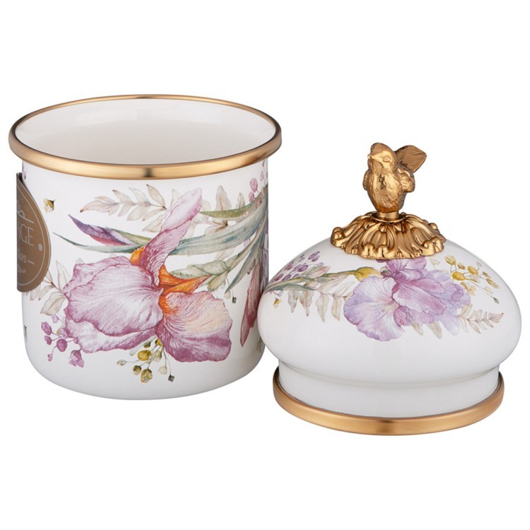 Банка для сыпучих продуктов lefard, серия irises 9х9см, 500мл Lefard (950-758)