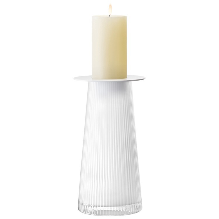 Ваза beacon, 30 см, белая (80768)