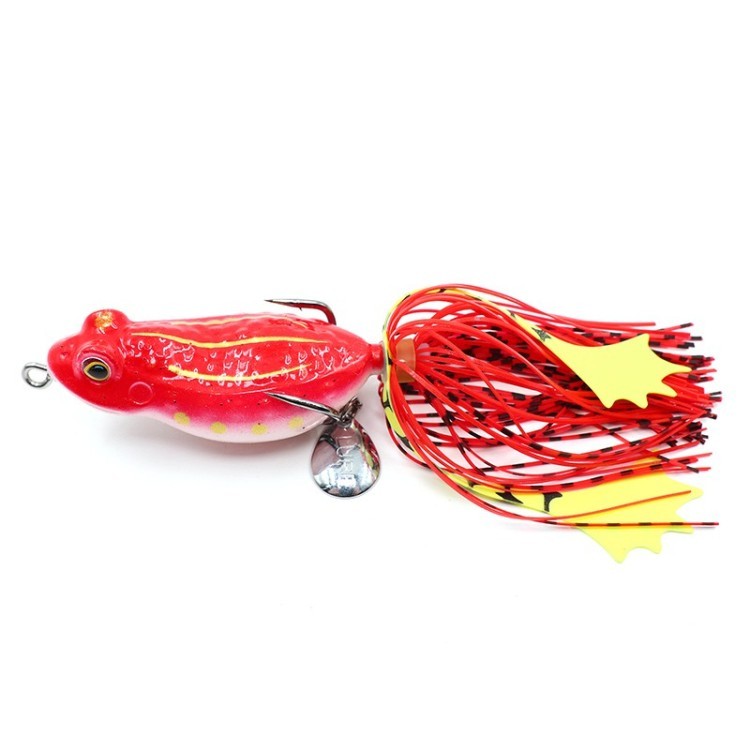 Лягушка-незацепляйка Namazu FROG с лапками, 65 мм, 16 г, цвет 01, YR Hooks (BN) #2 N-FL65-16-01 (87603)
