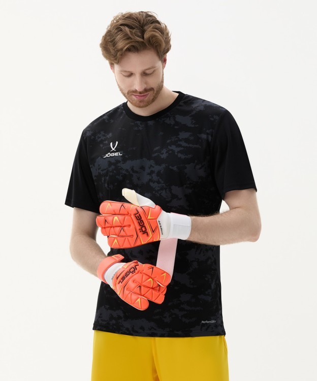 Перчатки вратарские JOGEL Legend UL4 Roll Negative, коралловый (2119327)