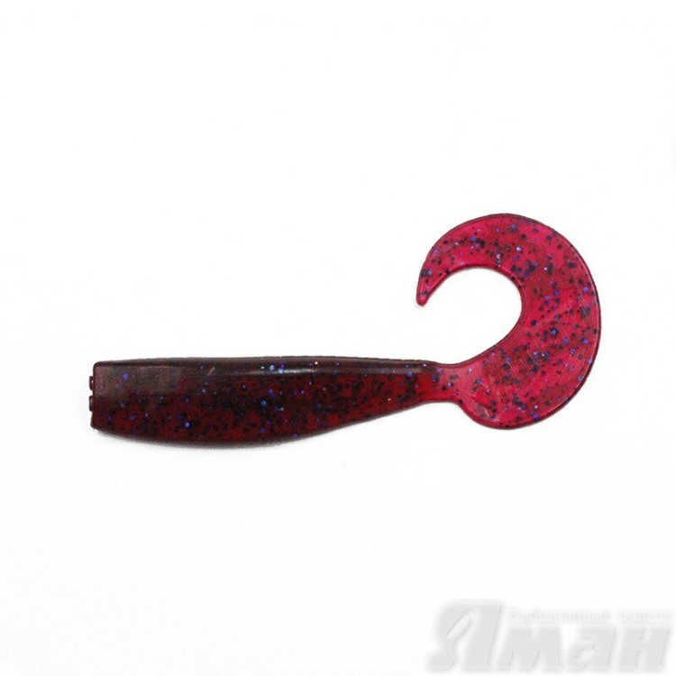 Твистер Yaman Lazy Tail Shad, 9" цвет 04 - Grape, 2 шт Y-LTS9-04 (74255)