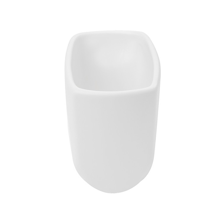 Стакан для зубных щёток corsa белый (56099)
