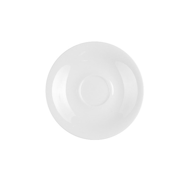 Блюдце S0133, 15 см, фарфор, white