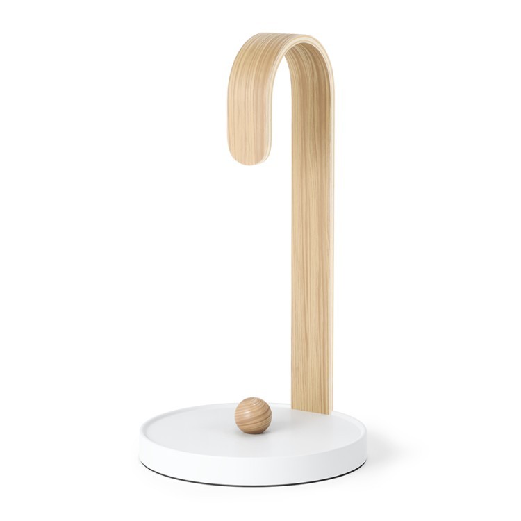 Держатель для бумажных полотенец bellwood, белый/натуральное дерево (79152)