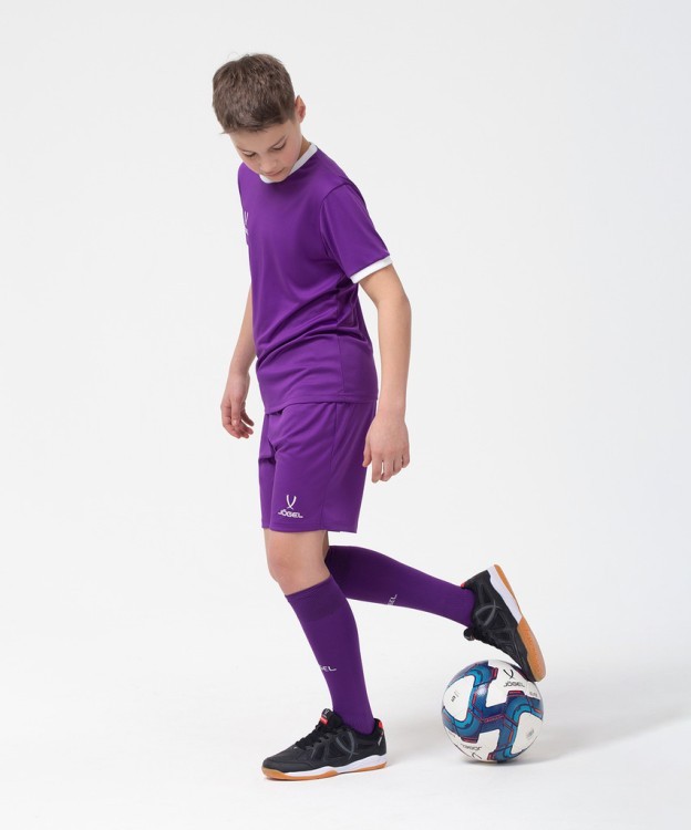 Шорты игровые JÖGEL CAMP Classic Shorts, фиолетовый/белый, детский (702621) Шорты игровые JÖGEL CAMP Classic Shorts, фиолетовый/белый, детский (702621)