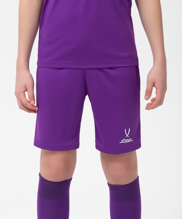 Шорты игровые JOGEL CAMP Classic Shorts, фиолетовый/белый, детский (702621)